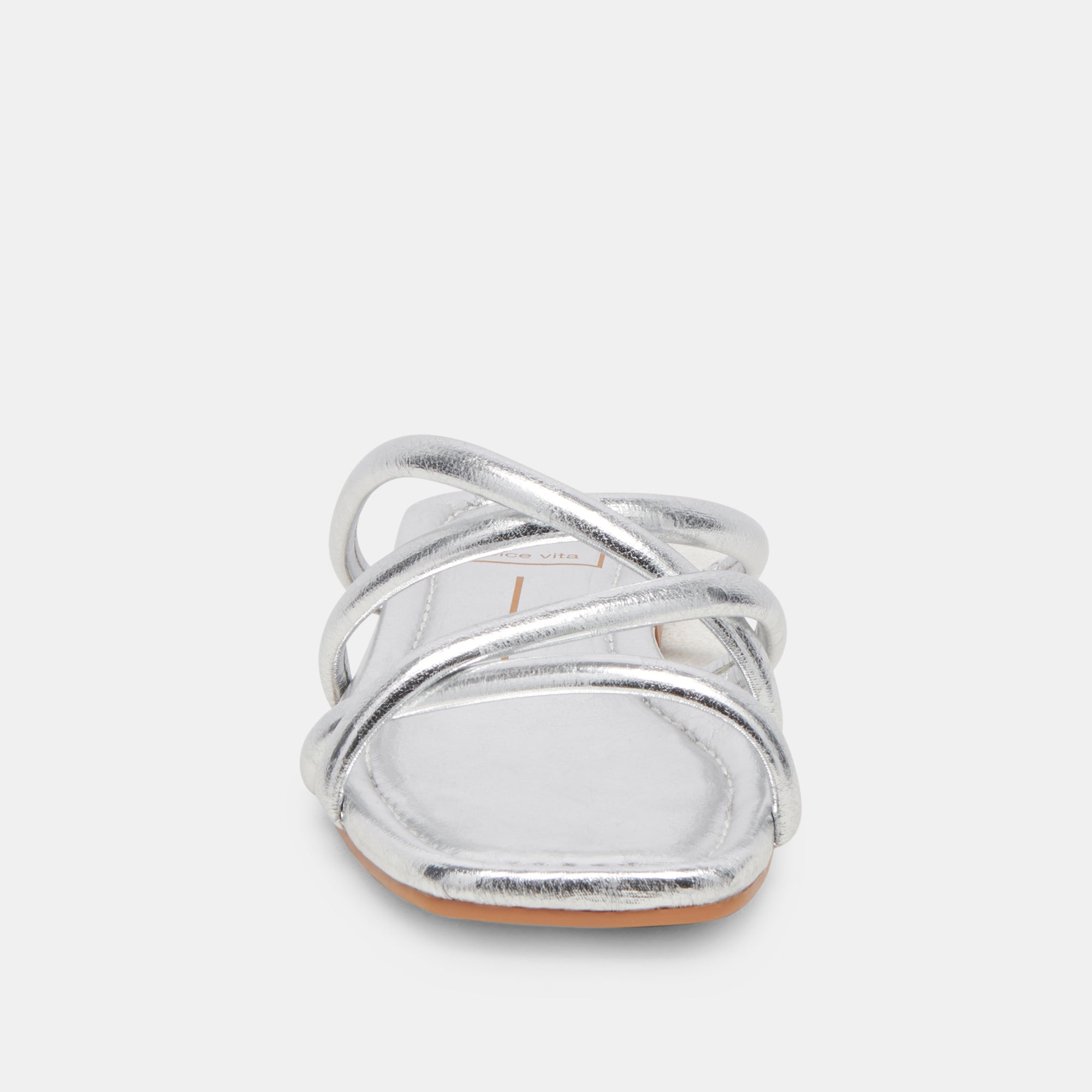 LANZA SANDALS SILVER METALLIC STELLA | Women Dolce Vita