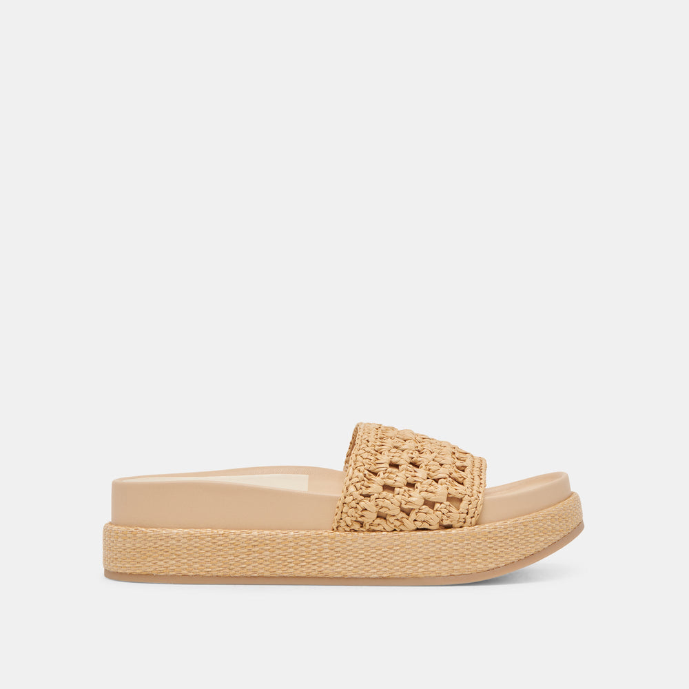 SIDONA SANDALS LT NATURAL RAFFIA | Women Dolce Vita