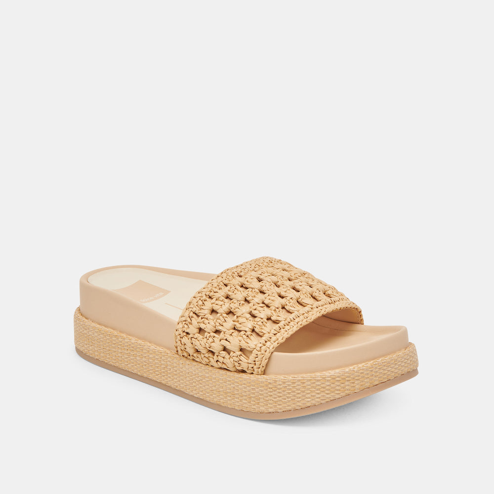 SIDONA SANDALS LT NATURAL RAFFIA | Women Dolce Vita