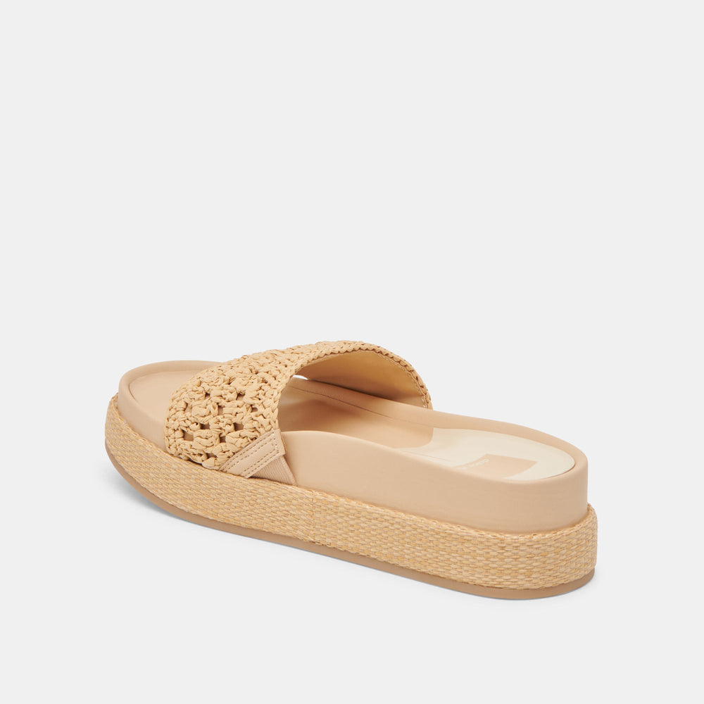 SIDONA SANDALS LT NATURAL RAFFIA | Women Dolce Vita