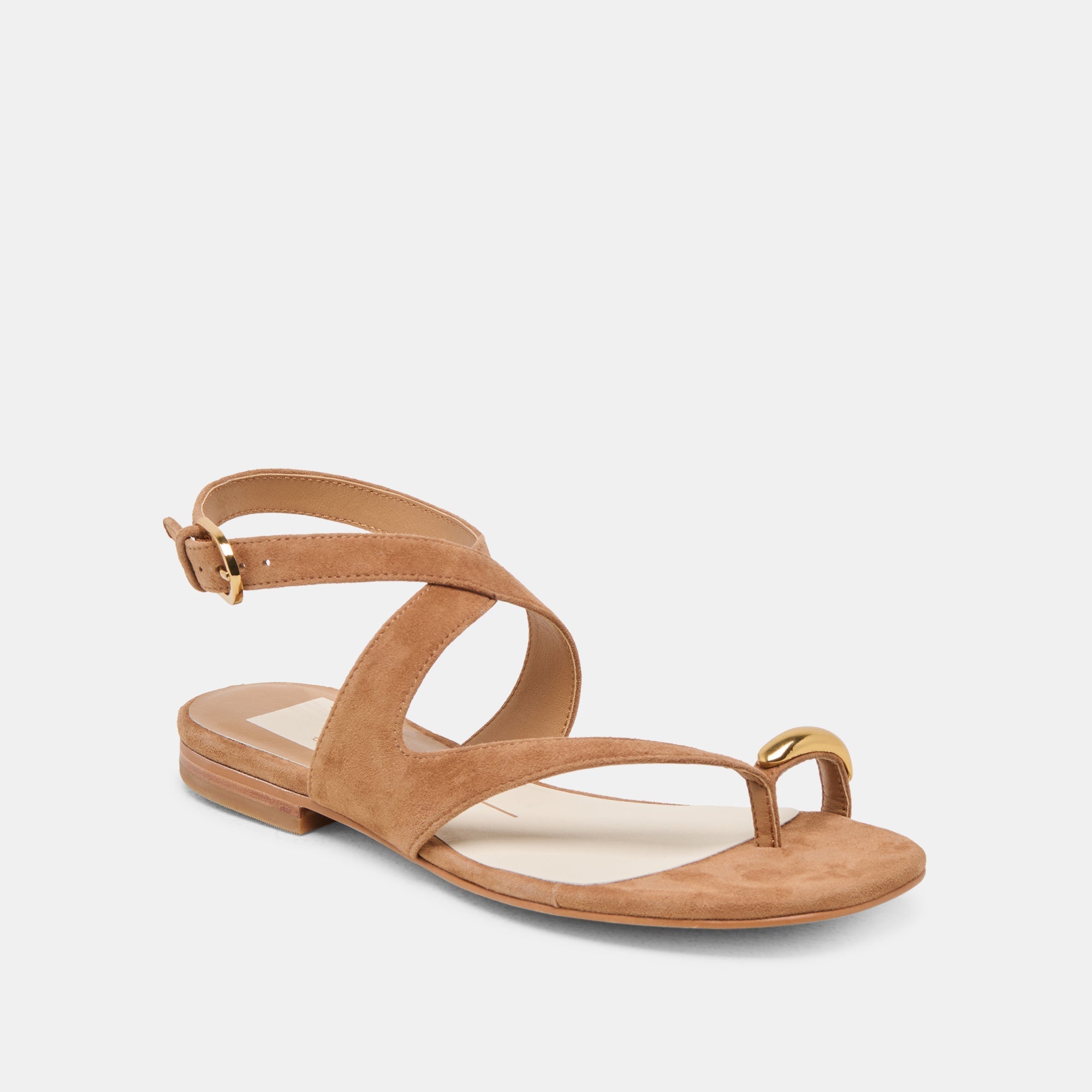 EARLA SANDALS BROWN SUEDE | Dolce Vita Women