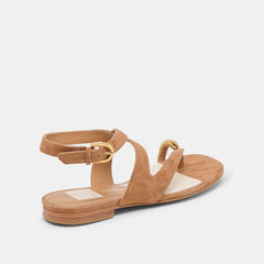 EARLA SANDALS BROWN SUEDE | Dolce Vita Women