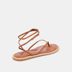 COVE SANDALS BROWN LEATHER | Women Dolce Vita