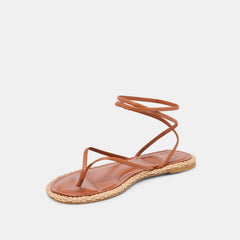 COVE SANDALS BROWN LEATHER | Women Dolce Vita