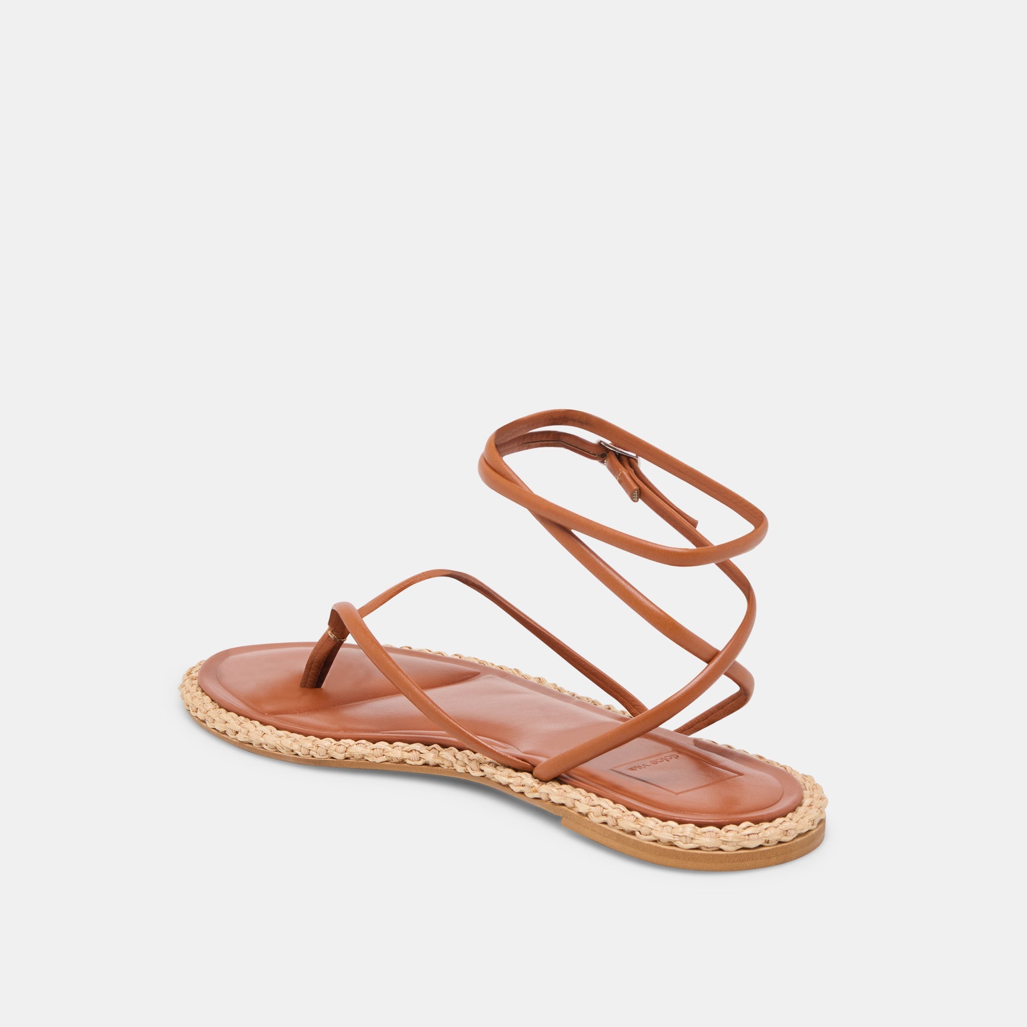 COVE SANDALS BROWN LEATHER | Women Dolce Vita