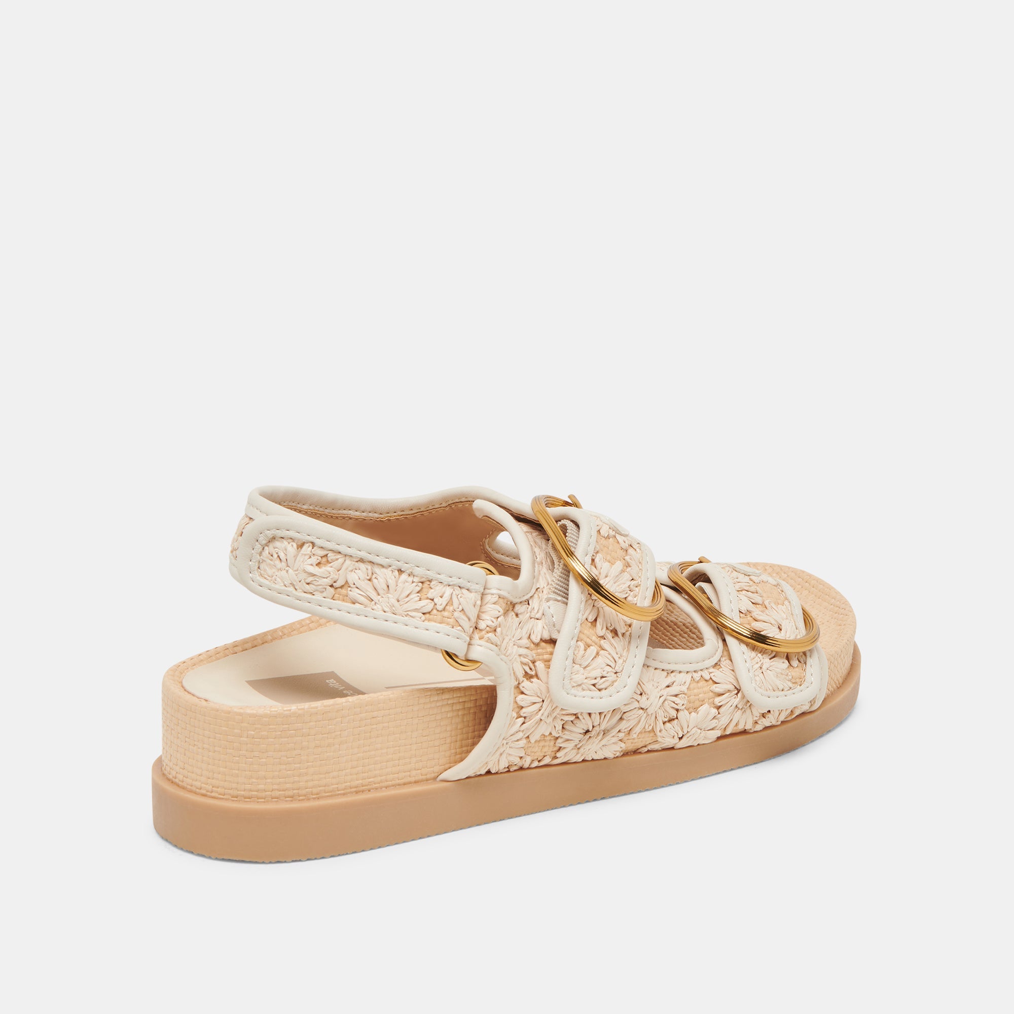 STARLA SANDALS CREME FLORAL RAFFIA | Dolce Vita Women