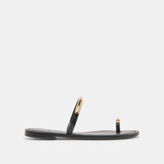 WINK SANDALS BLACK LEATHER | Women Dolce Vita