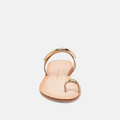 WINK SANDALS SADDLE LEATHER - Dolce Vita
