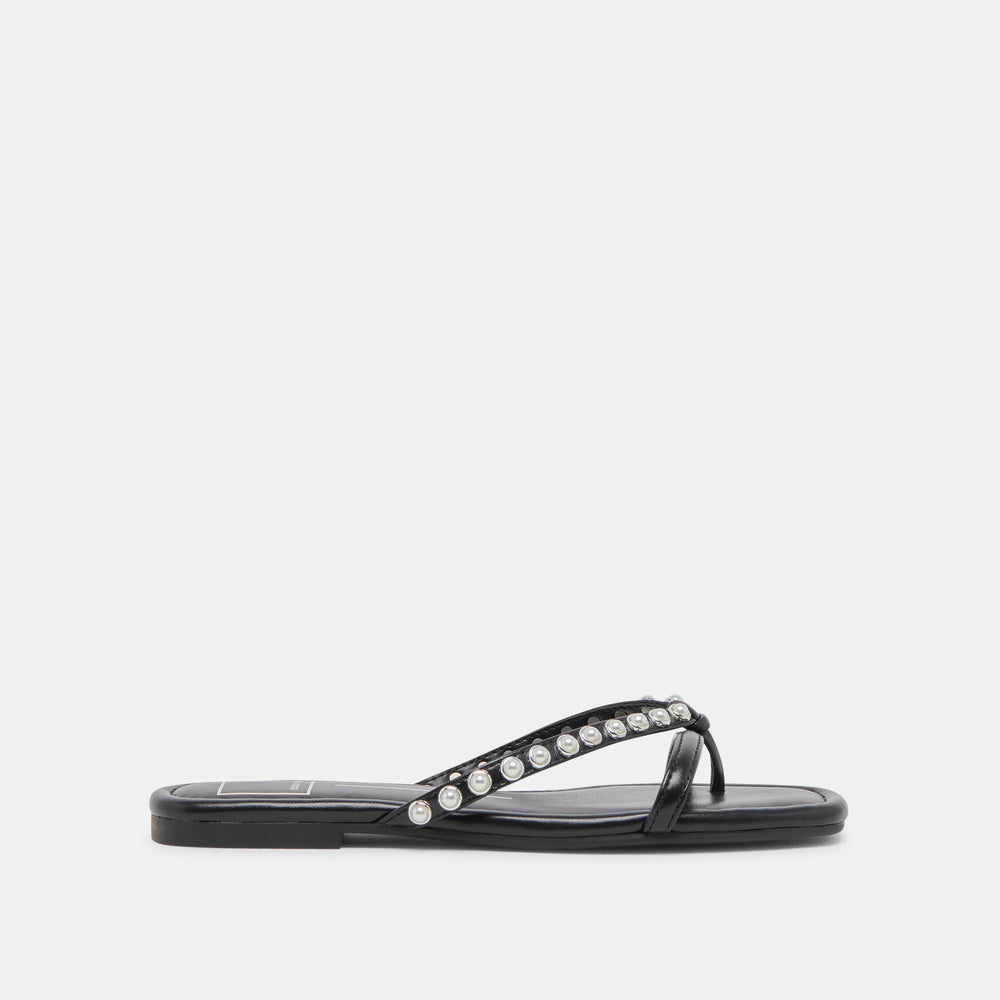 LUCCA PEARL SANDALS BLACK PEARLS | Dolce Vita Women