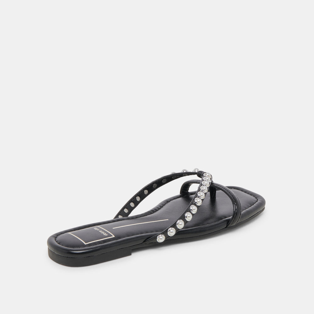 LUCCA PEARL SANDALS BLACK PEARLS | Dolce Vita Women