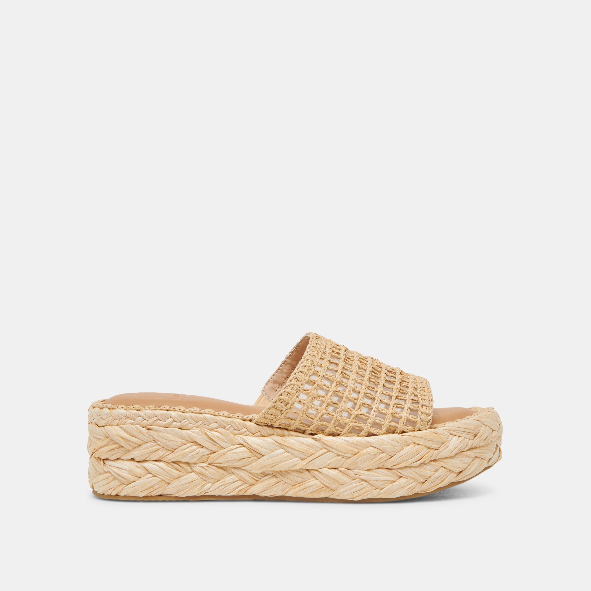 CHAVI MESH SANDALS NATURAL WOVEN RAFFIA | Women Dolce Vita