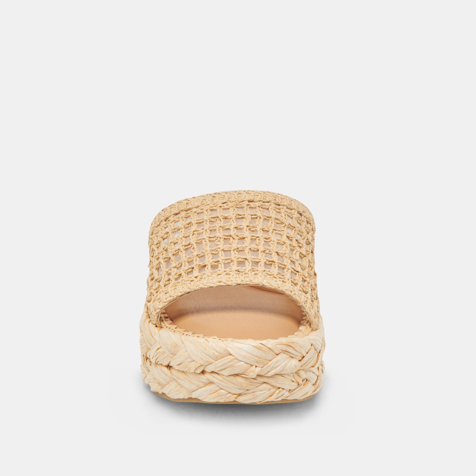 CHAVI MESH SANDALS NATURAL WOVEN RAFFIA | Women Dolce Vita