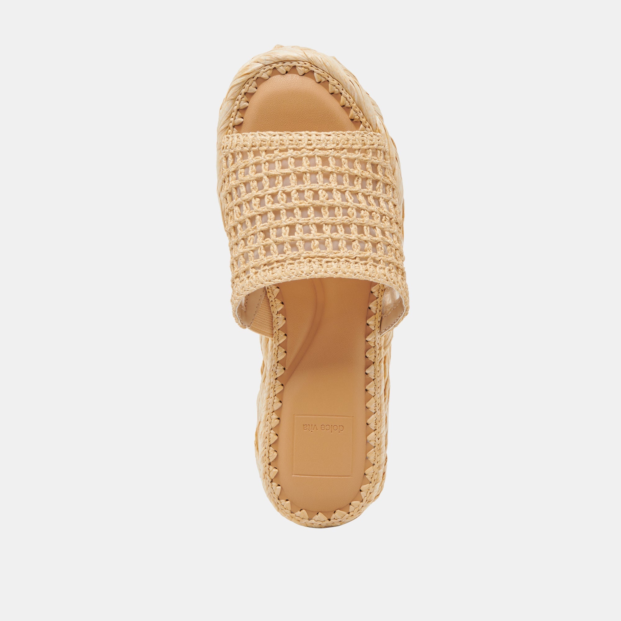 CHAVI MESH SANDALS NATURAL WOVEN RAFFIA | Women Dolce Vita