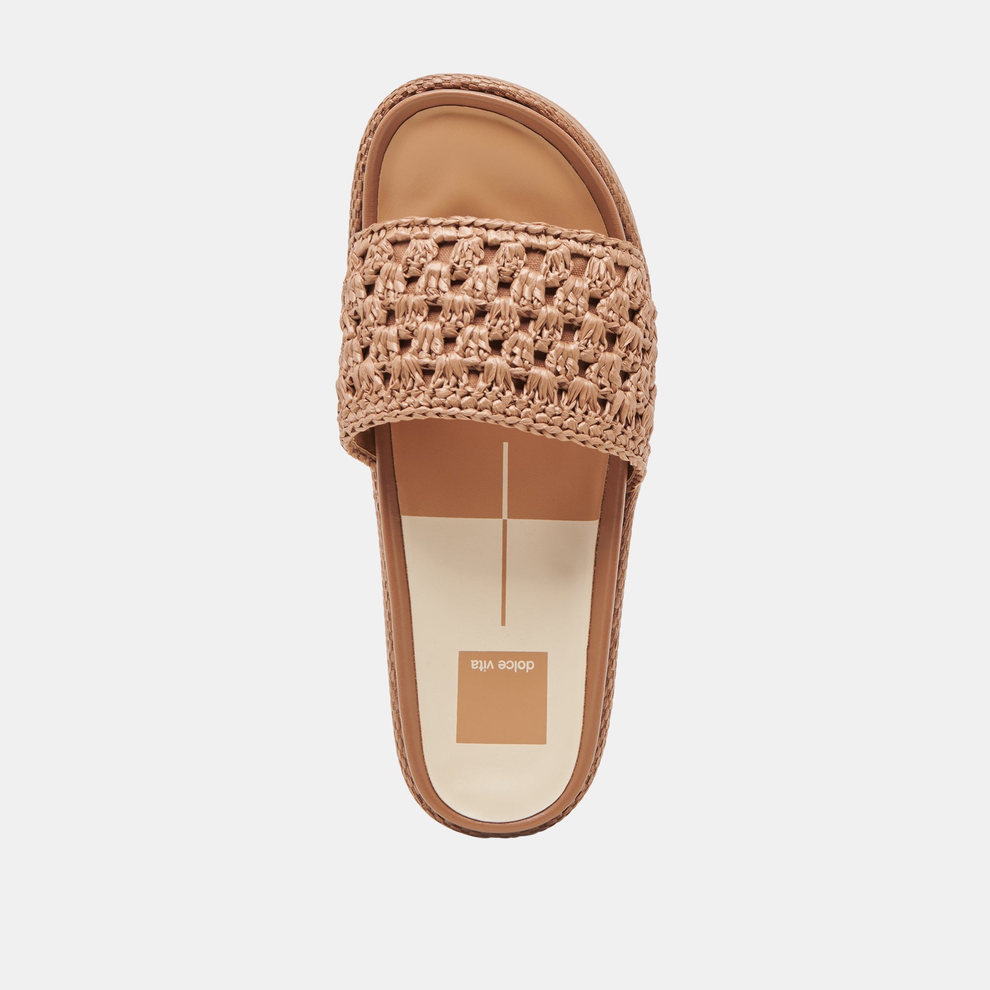 SIDONA SANDALS BROWN RAFFIA | Dolce Vita Women