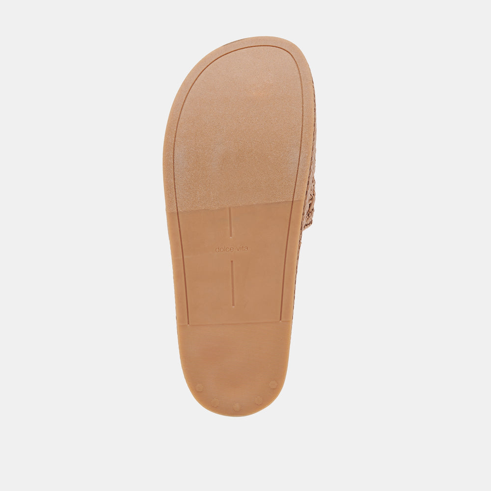SIDONA SANDALS BROWN RAFFIA | Dolce Vita Women