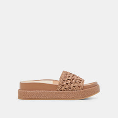 SIDONA SANDALS BROWN RAFFIA | Dolce Vita Women