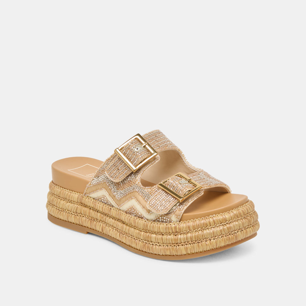 WIXIE SANDALS GOLD MULTI BEADS | Dolce Vita Women