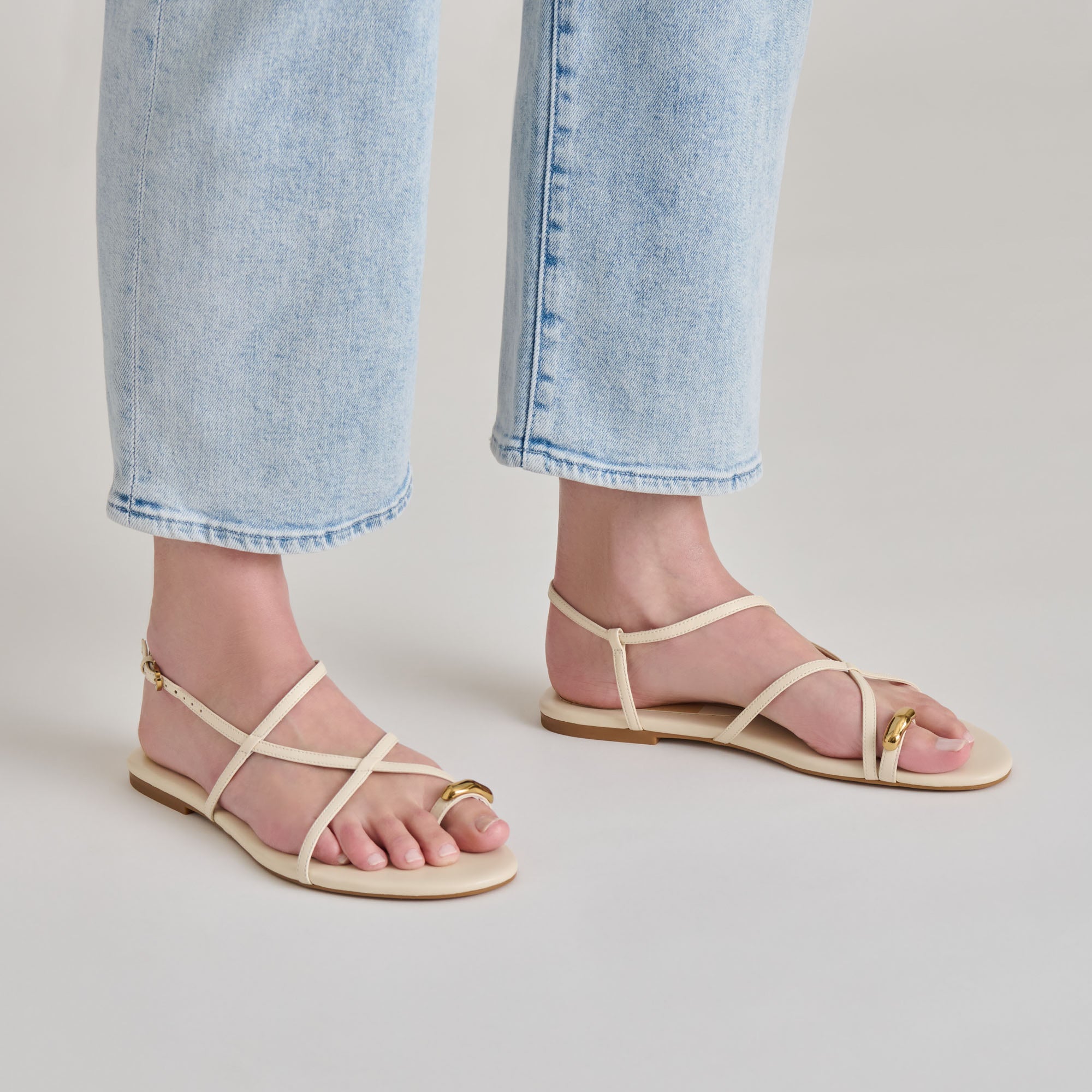 KESHA SANDALS BONE LEATHER | Dolce Vita Women