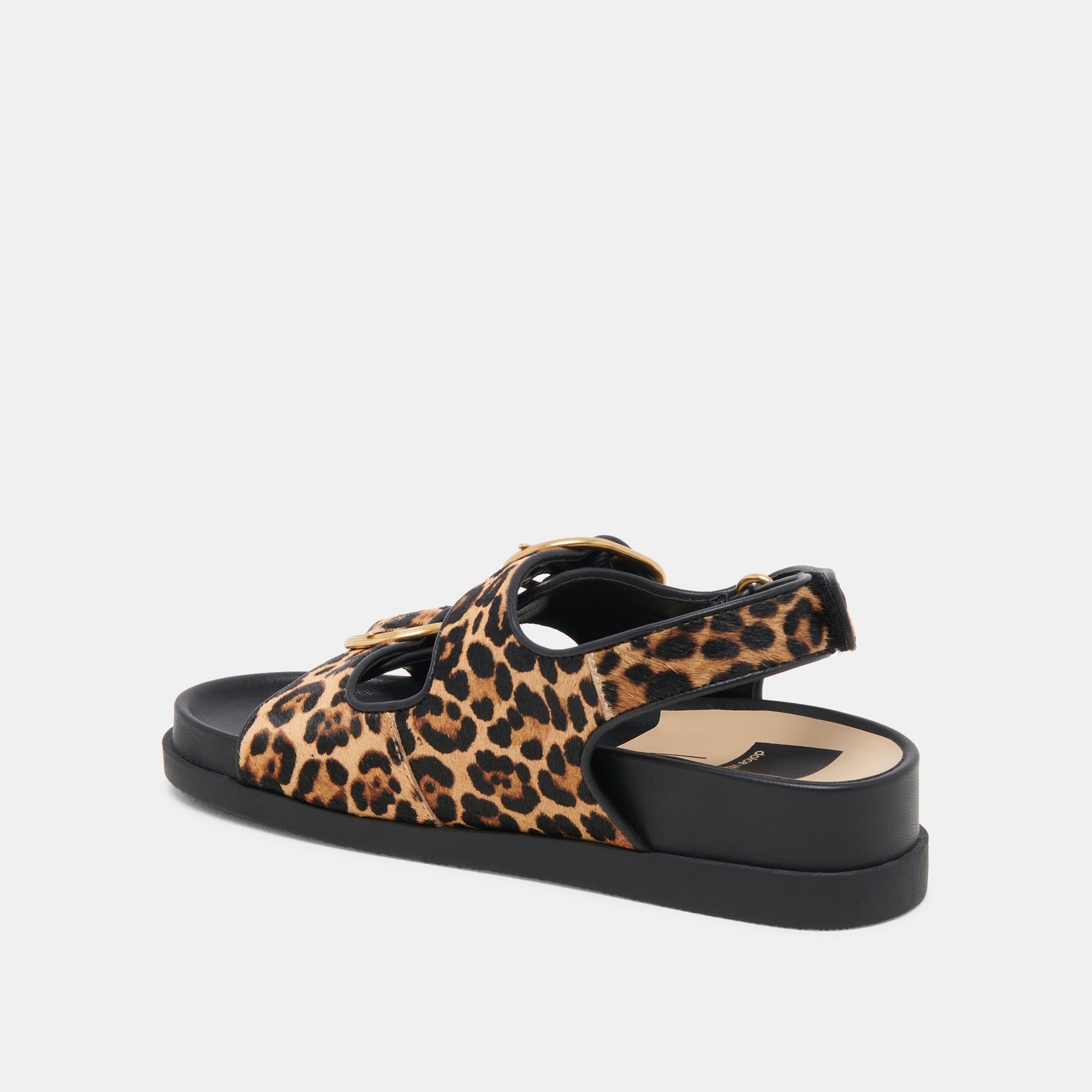 STARLA SANDALS LEOPARD BLACK CALF HAIR | Women Dolce Vita
