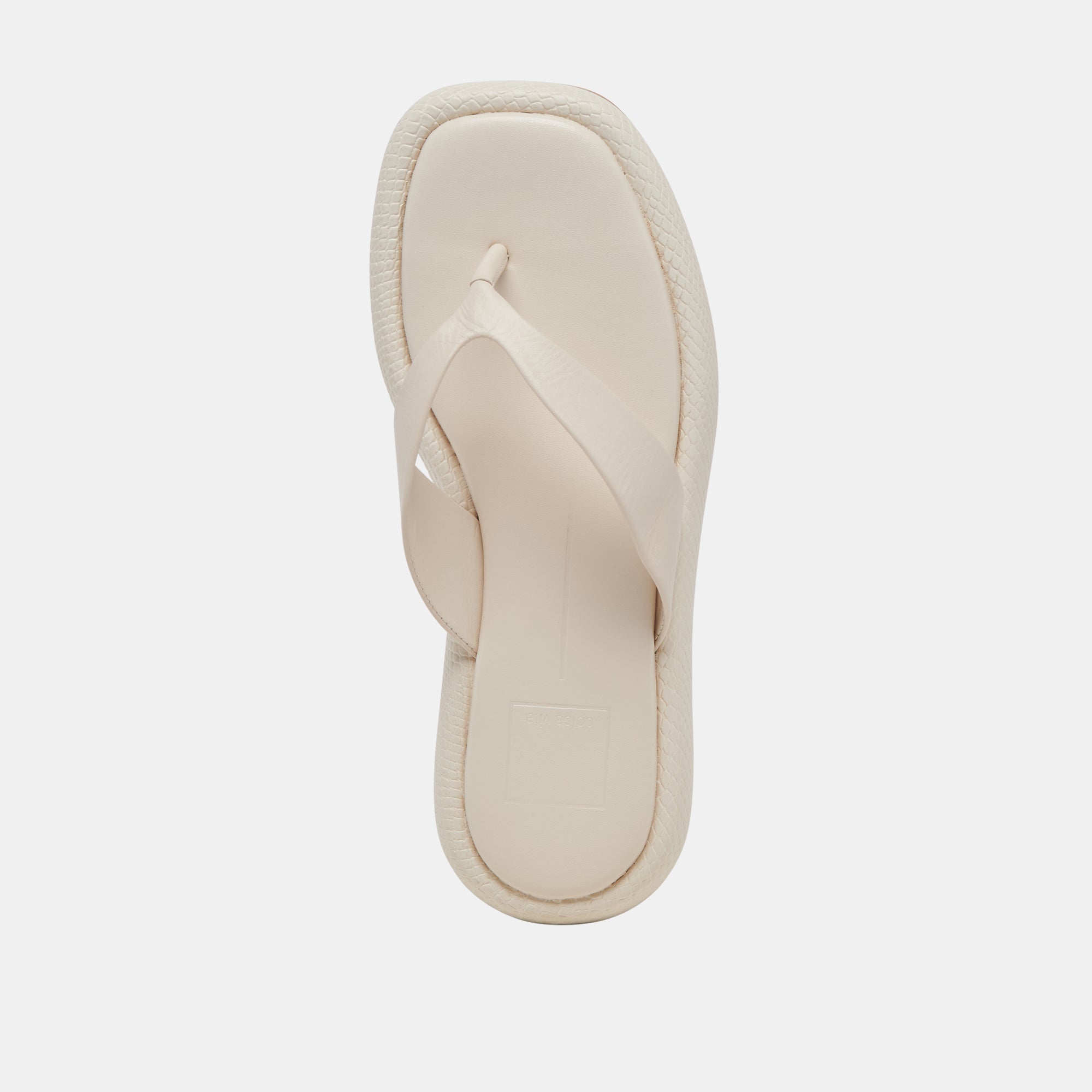 ADIN SANDALS IVORY LEATHER | Women Dolce Vita