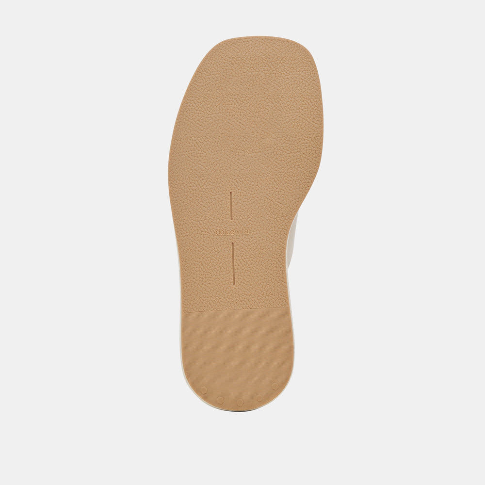 ADIN SANDALS IVORY LEATHER | Women Dolce Vita