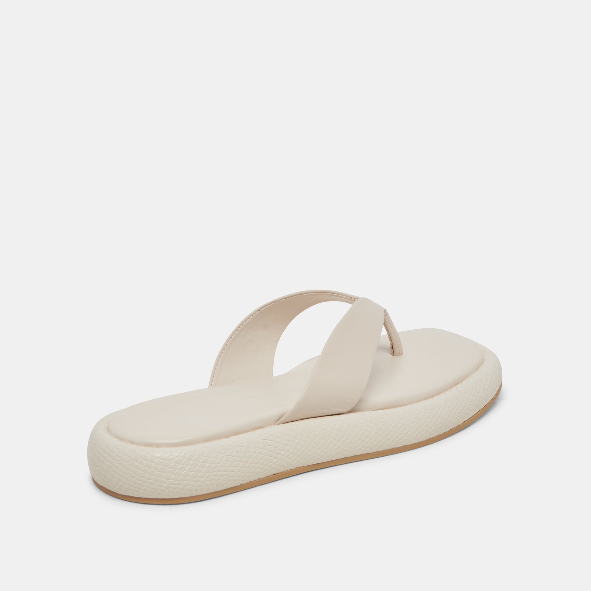 ADIN SANDALS IVORY LEATHER | Women Dolce Vita