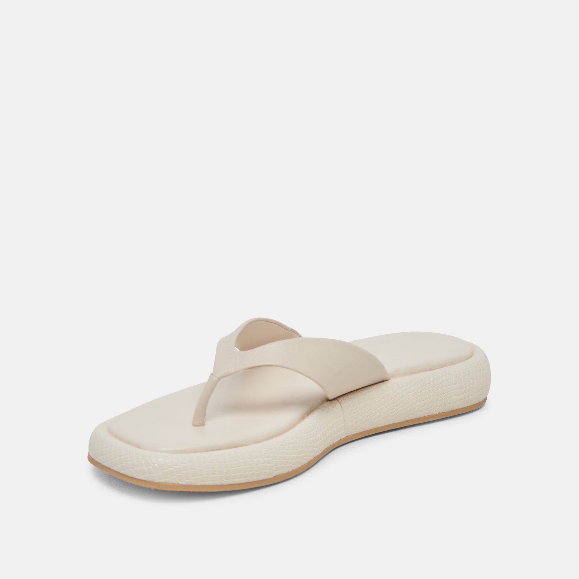ADIN SANDALS IVORY LEATHER | Women Dolce Vita