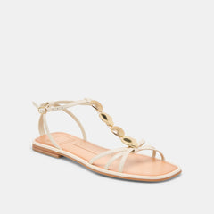 Faun Off White Leather Sandals | Dolce Vita Women