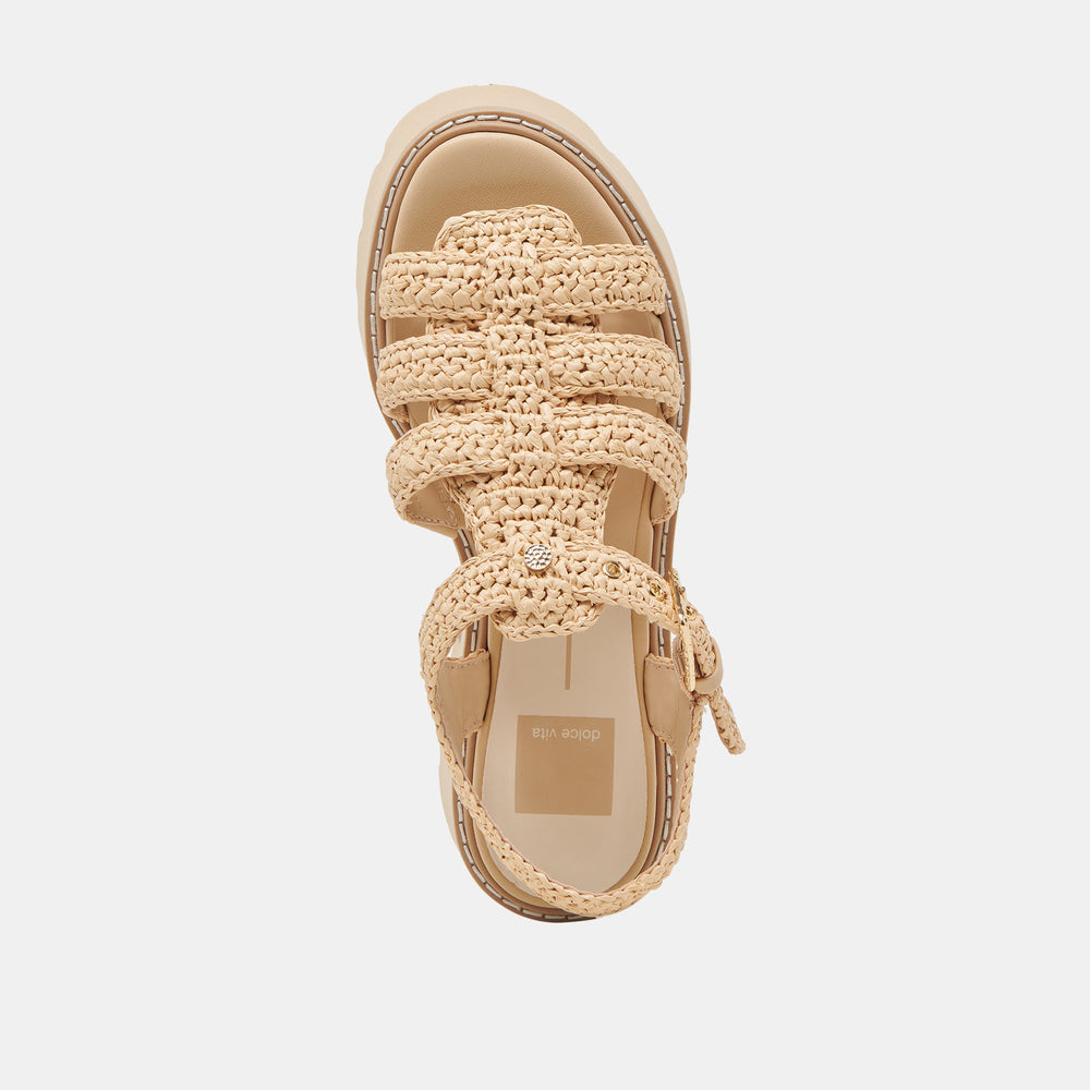 LATICE SANDALS LT NATURAL KNIT | Women Dolce Vita