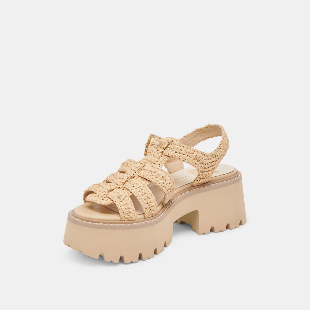 LATICE SANDALS LT NATURAL KNIT | Women Dolce Vita