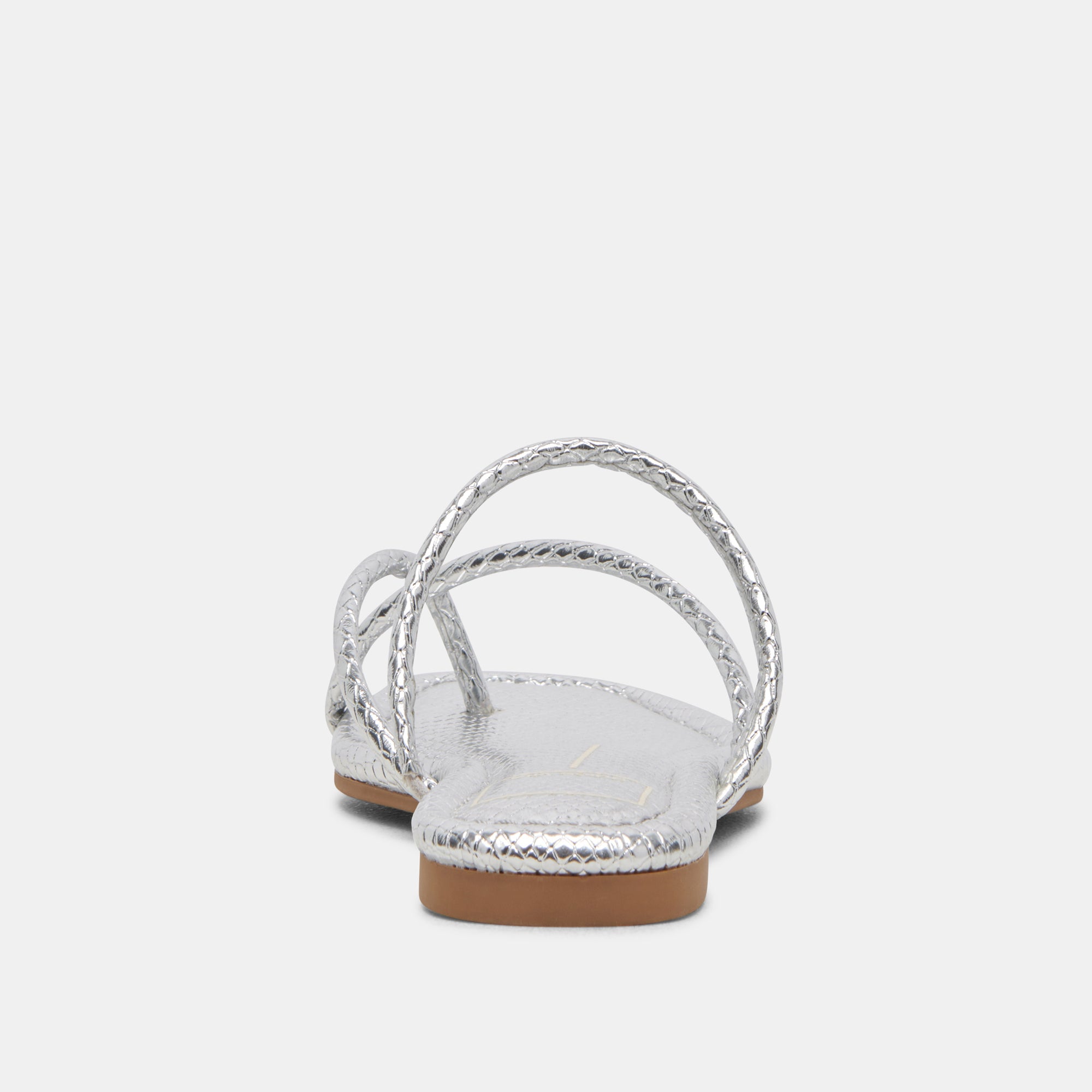 LEANNA SANDALS SILVER EMBOSSED STELLA | Dolce Vita Women