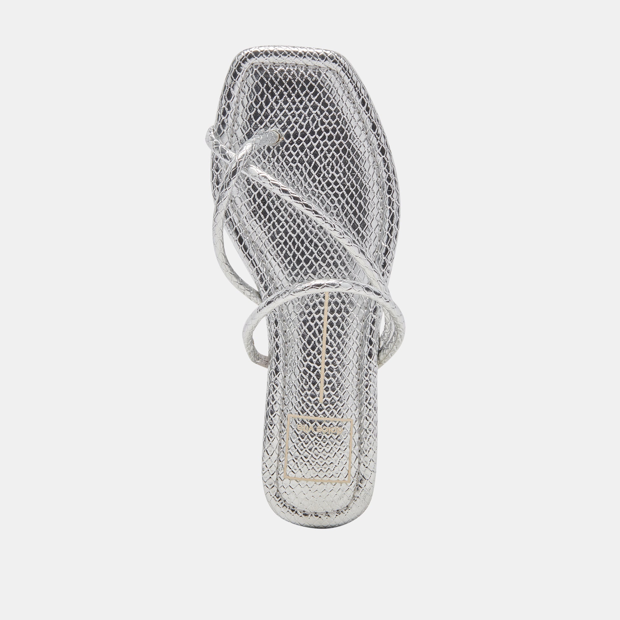 LEANNA SANDALS SILVER EMBOSSED STELLA | Dolce Vita Women