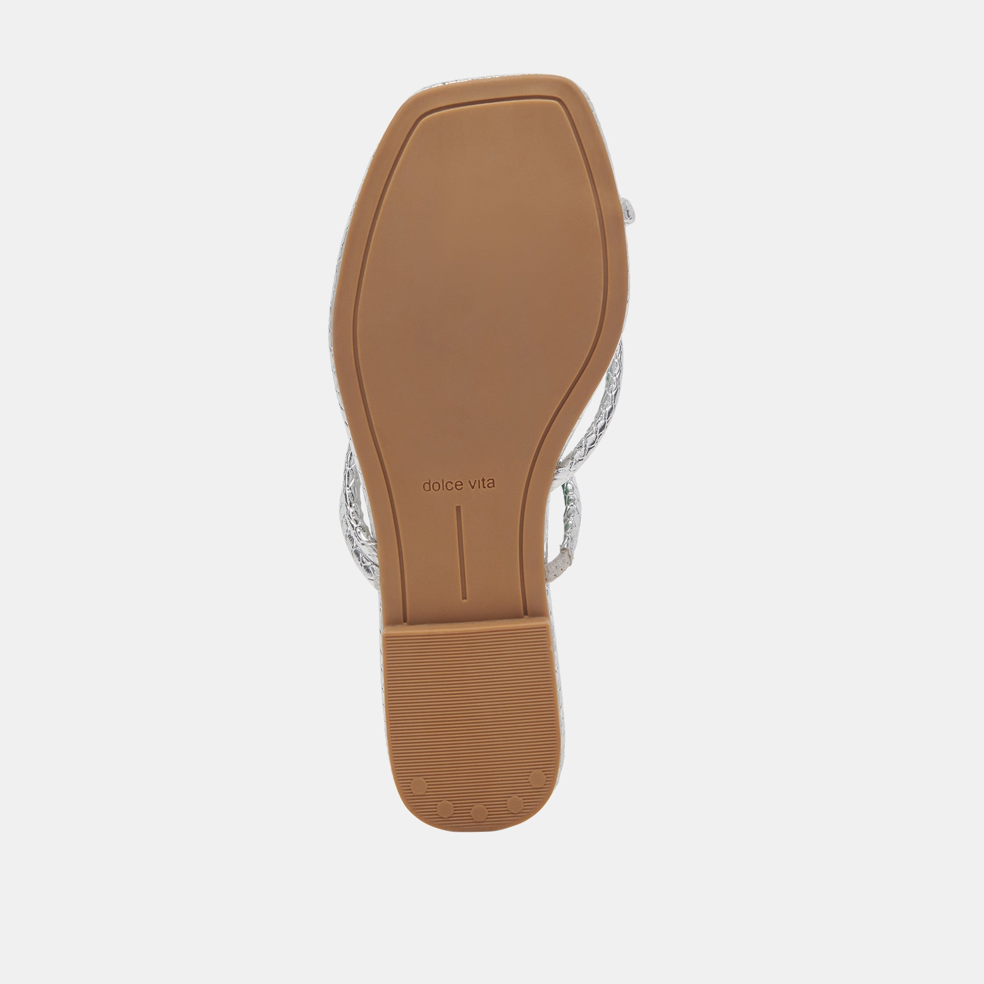 LEANNA SANDALS SILVER EMBOSSED STELLA | Dolce Vita Women