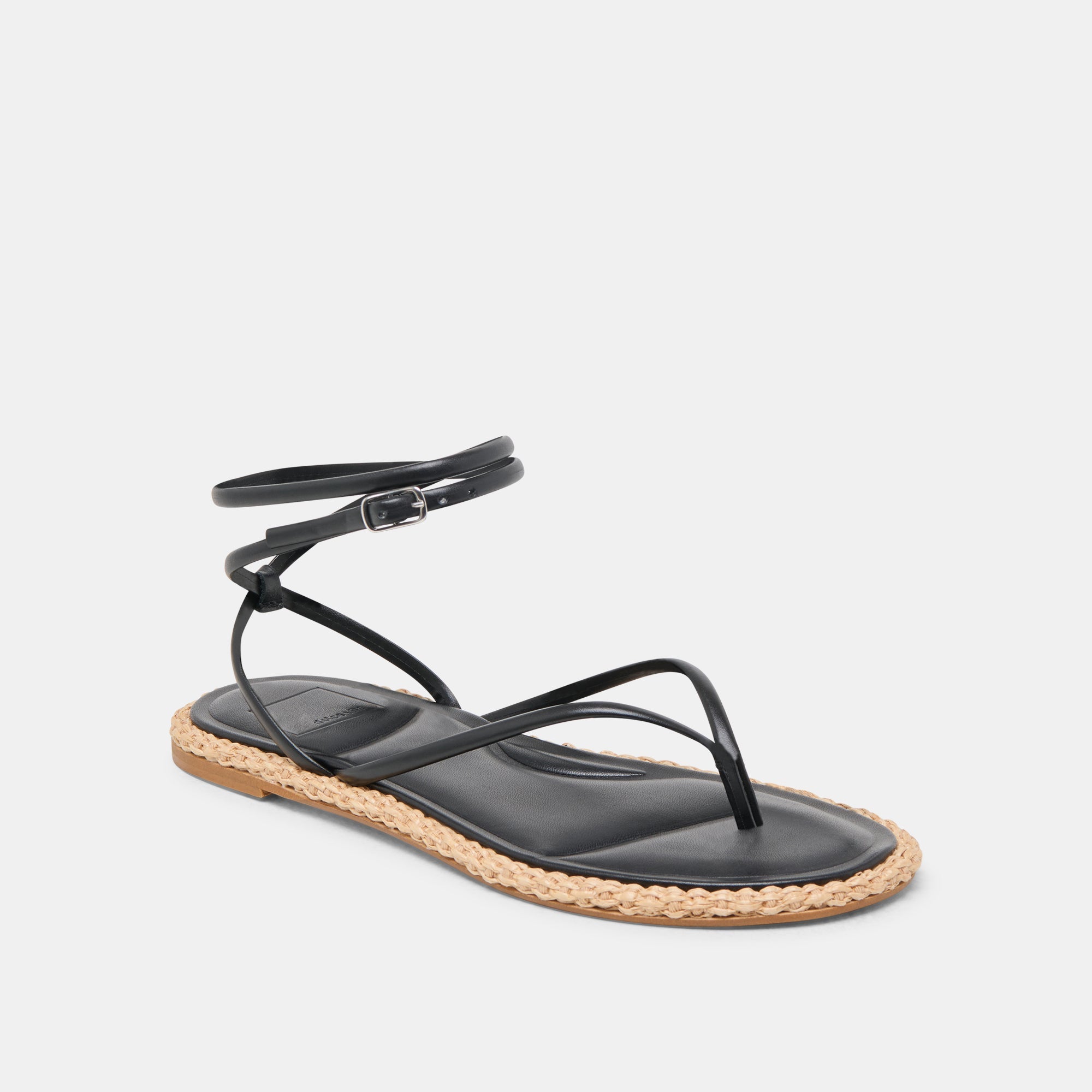 COVE SANDALS BLACK LEATHER | Women Dolce Vita
