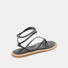 COVE SANDALS BLACK LEATHER | Women Dolce Vita
