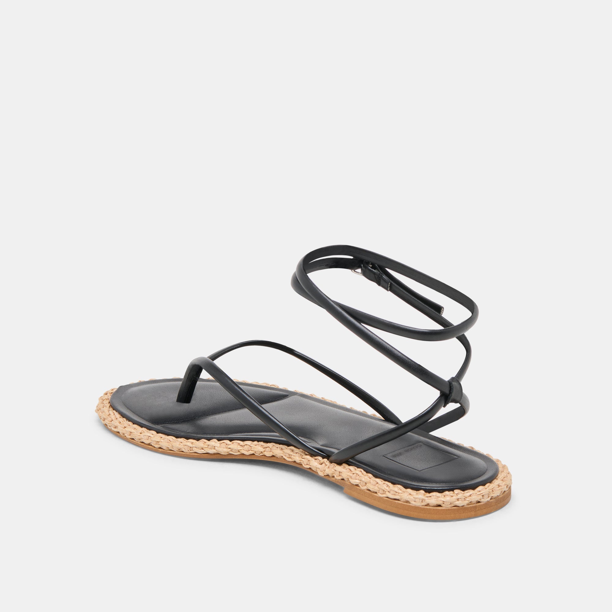 COVE SANDALS BLACK LEATHER | Women Dolce Vita