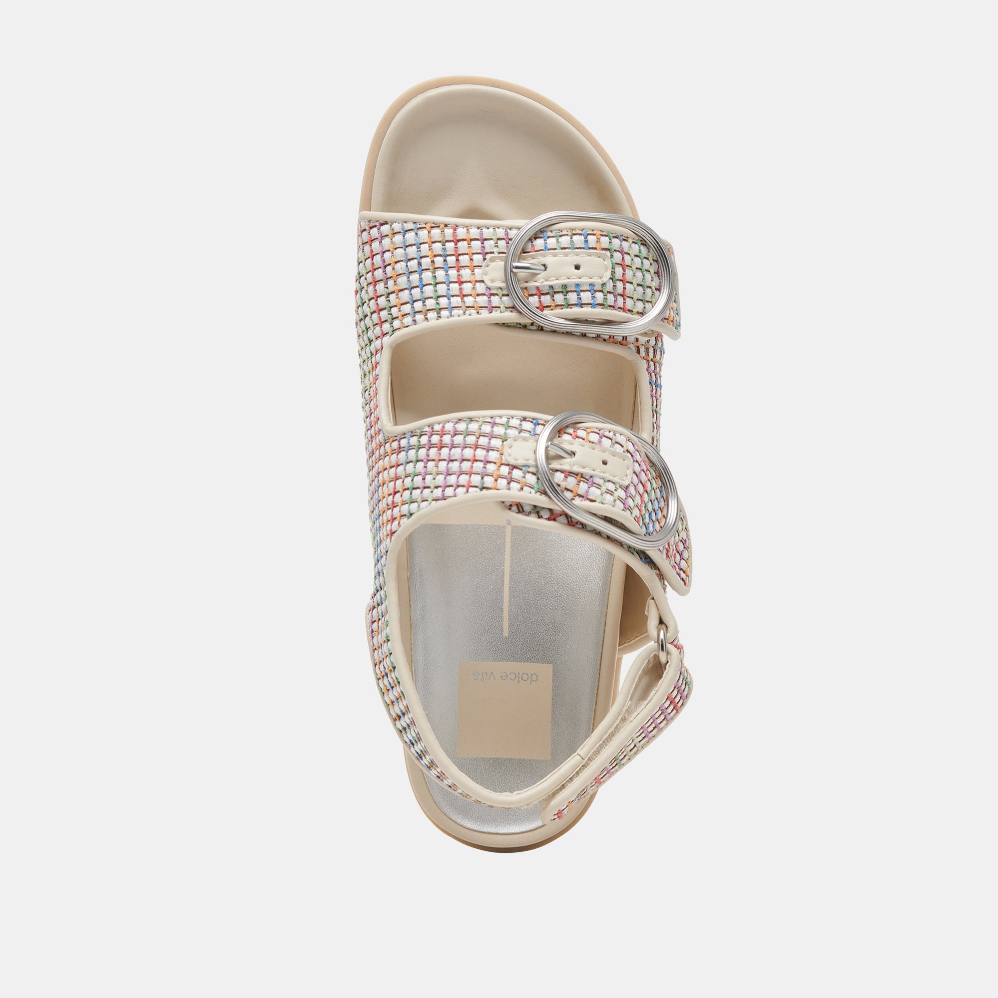 STARLA PRIDE SANDALS WHITE MULTI RAFFIA | Women Dolce Vita