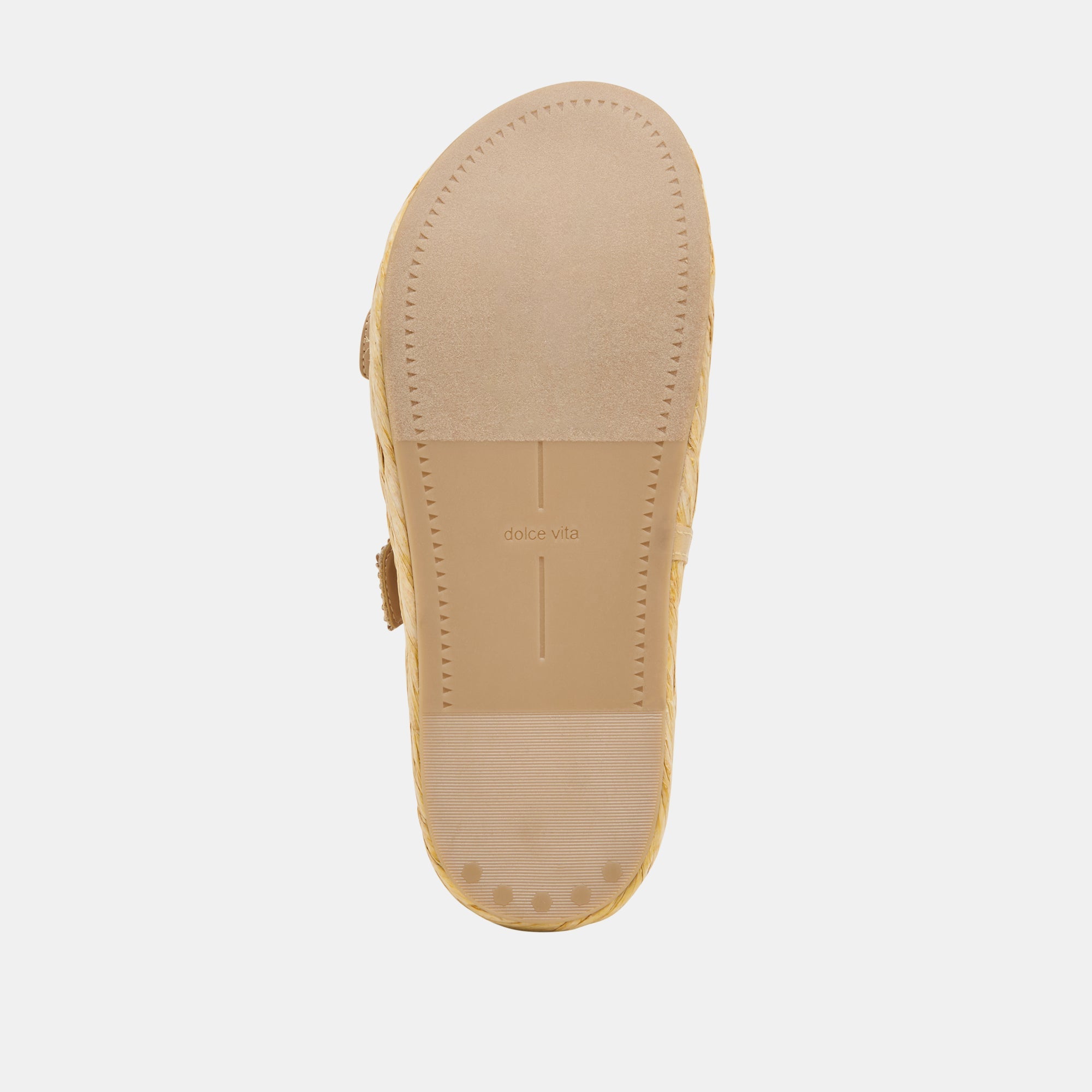 Falyn Brown Natural Woven Raffia Sandals | Dolce Vita Women
