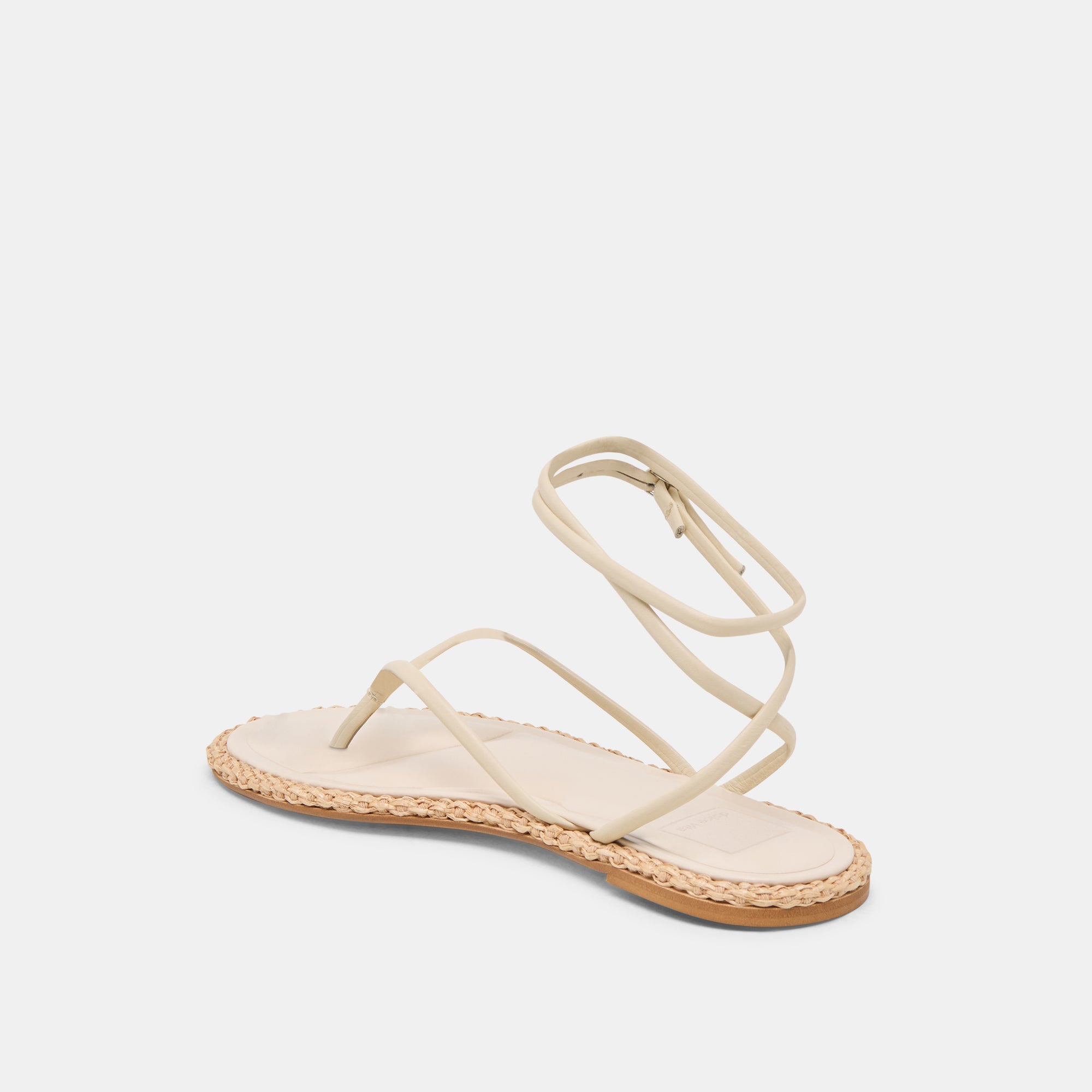 COVE SANDALS OFF WHITE LEATHER | Women Dolce Vita