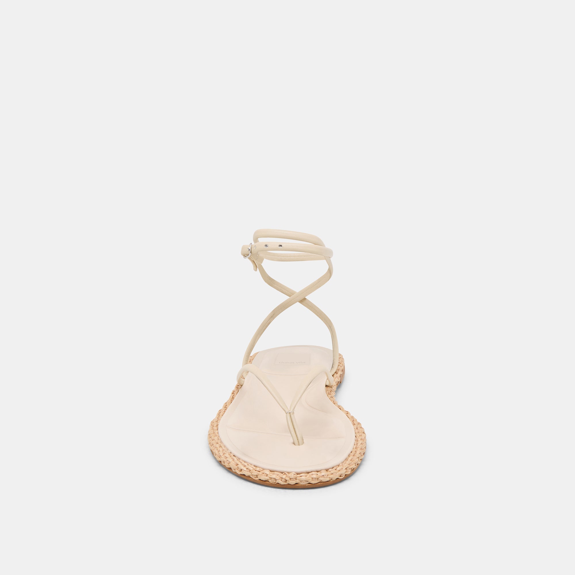 COVE SANDALS OFF WHITE LEATHER | Women Dolce Vita