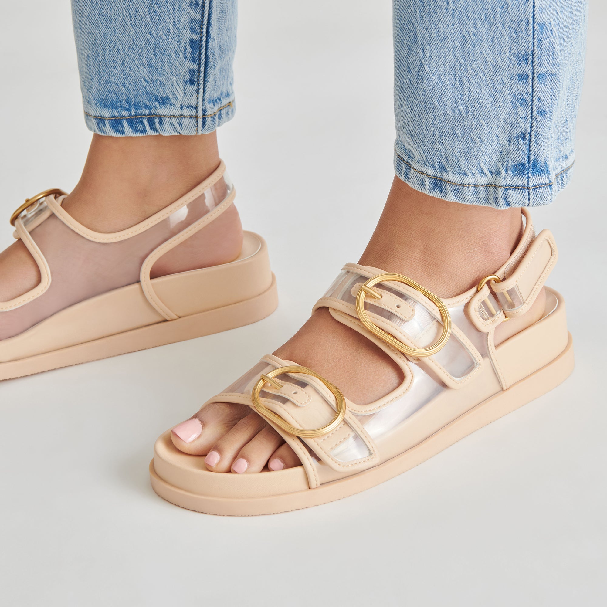 STARLA SANDALS CRYSTAL VINYL | Women Dolce Vita