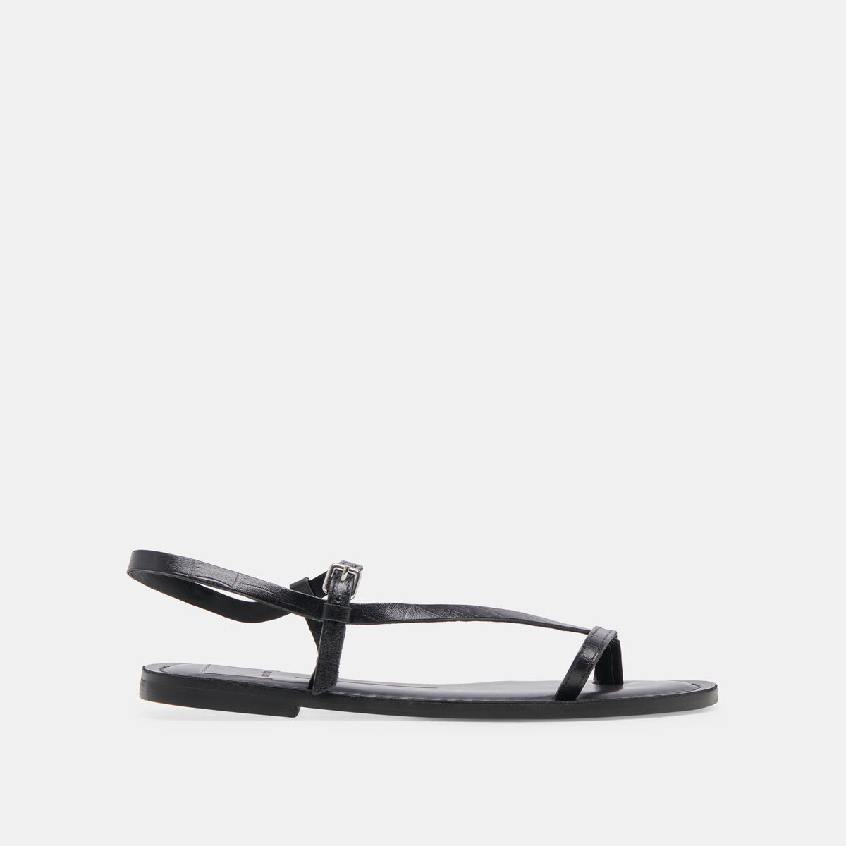 WANDRE SANDALS NOIR EMBOSSED LEATHER | Dolce Vita Women