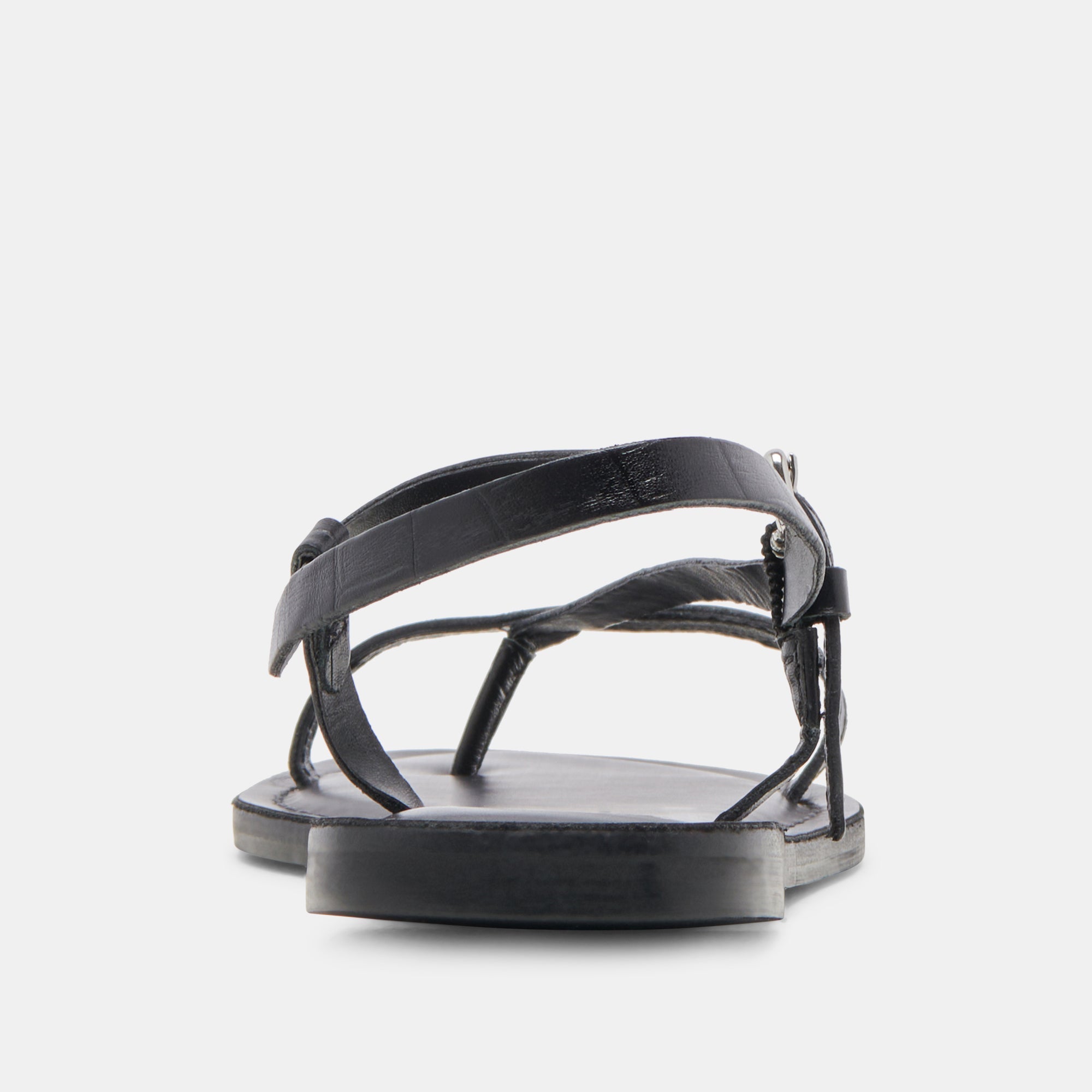 WANDRE SANDALS NOIR EMBOSSED LEATHER | Dolce Vita Women