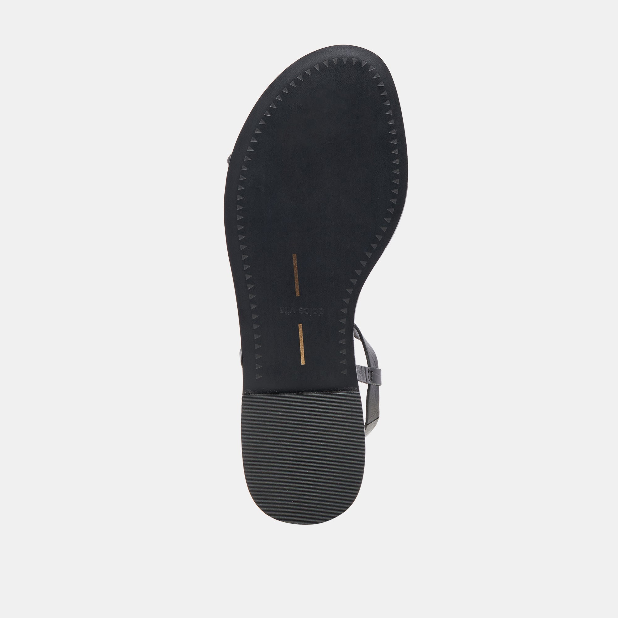 WANDRE SANDALS NOIR EMBOSSED LEATHER | Dolce Vita Women