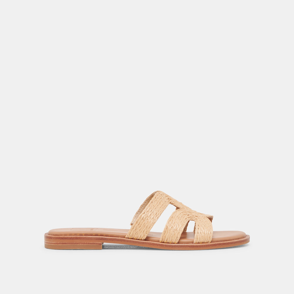 EMON SANDALS LT NATURAL RAFFIA | Women Dolce Vita