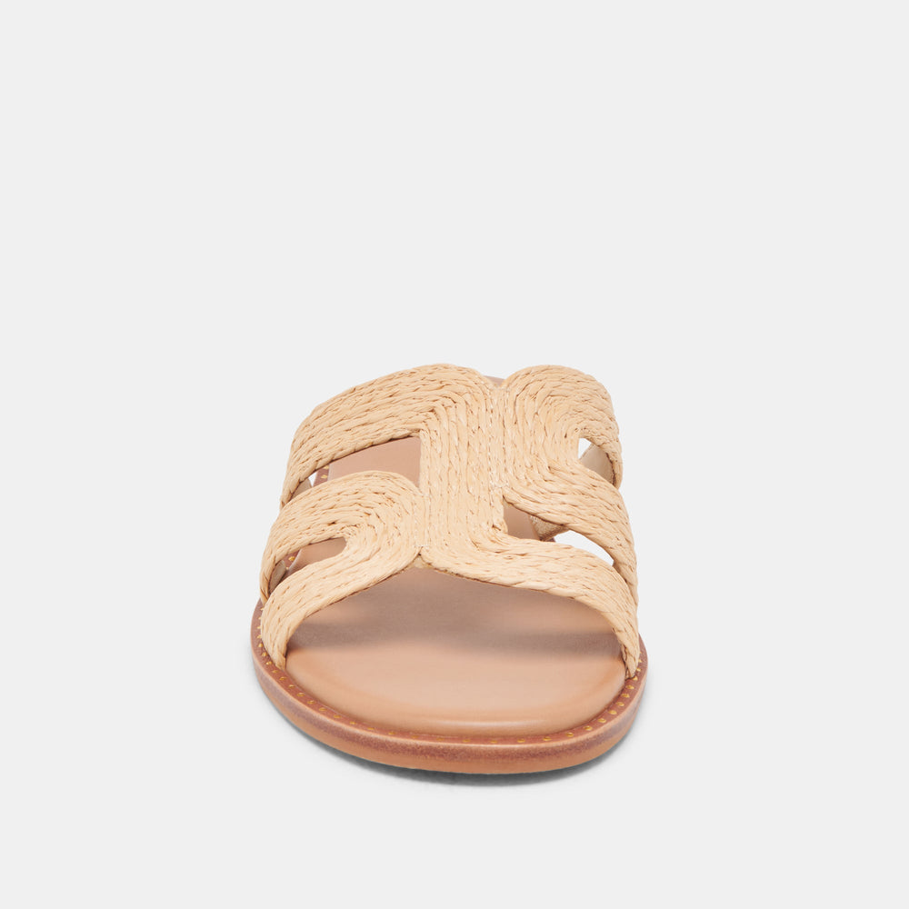 EMON SANDALS LT NATURAL RAFFIA | Women Dolce Vita