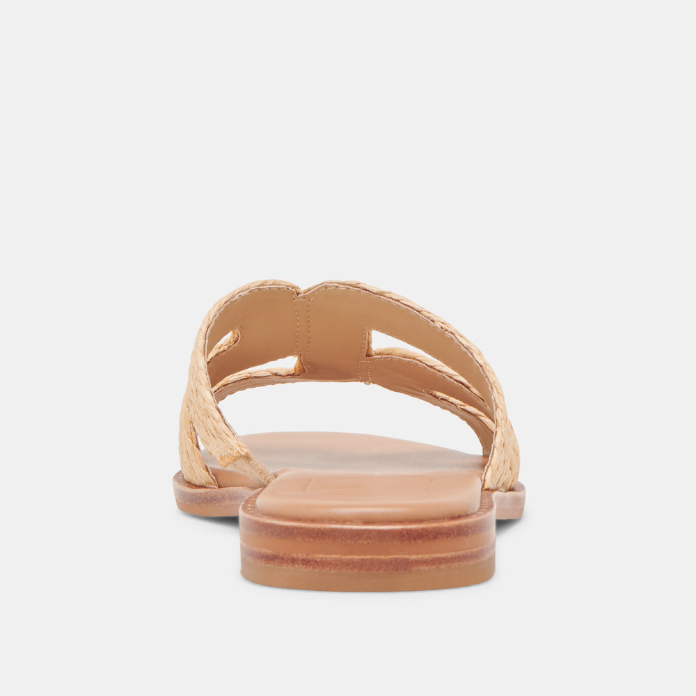 EMON SANDALS LT NATURAL RAFFIA | Women Dolce Vita