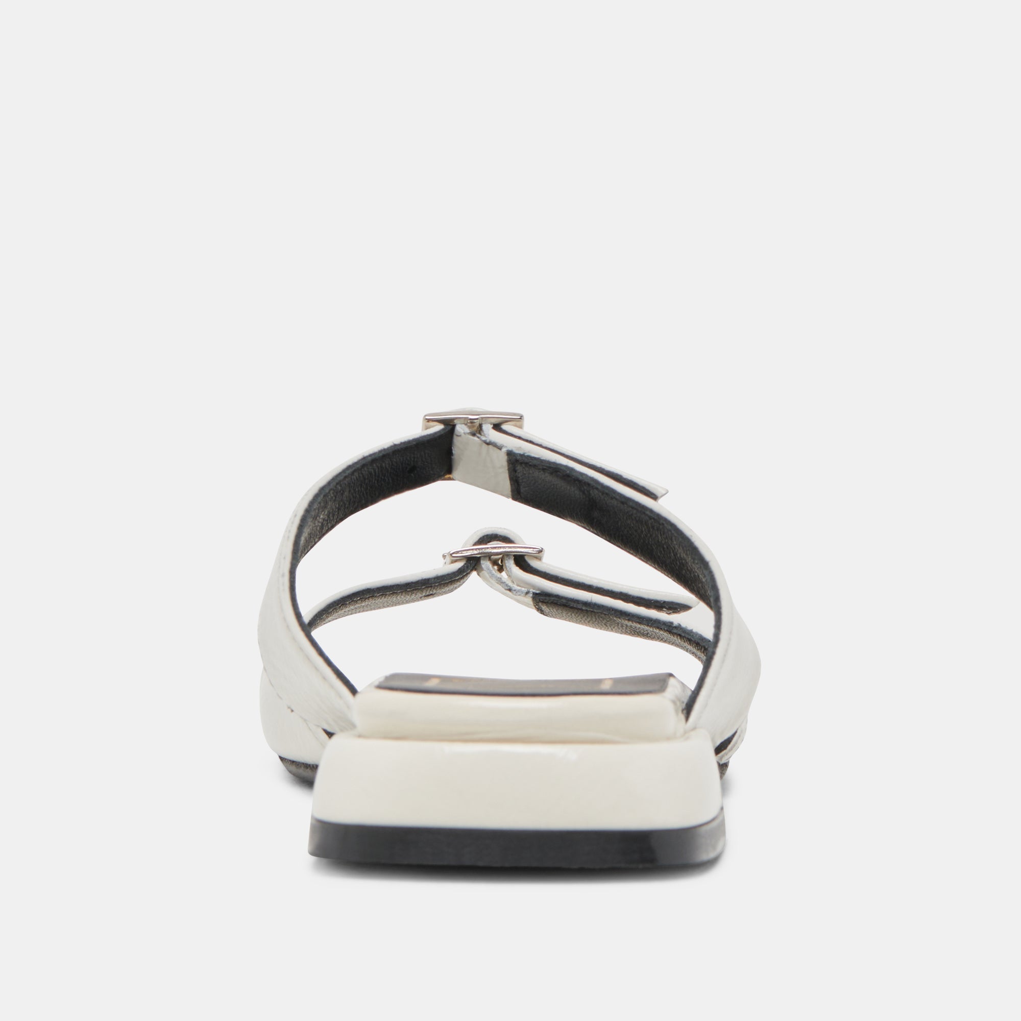 LAVERN SANDALS OFF WHITE CRINKLE PATENT | Dolce Vita Women