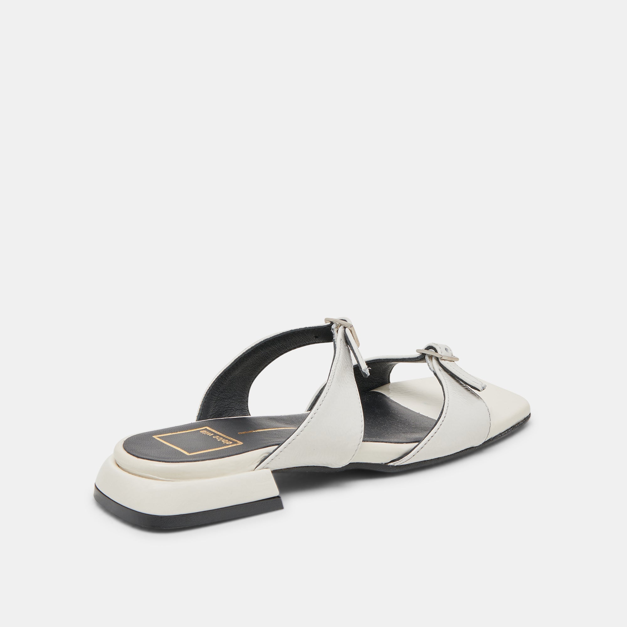 LAVERN SANDALS OFF WHITE CRINKLE PATENT | Dolce Vita Women