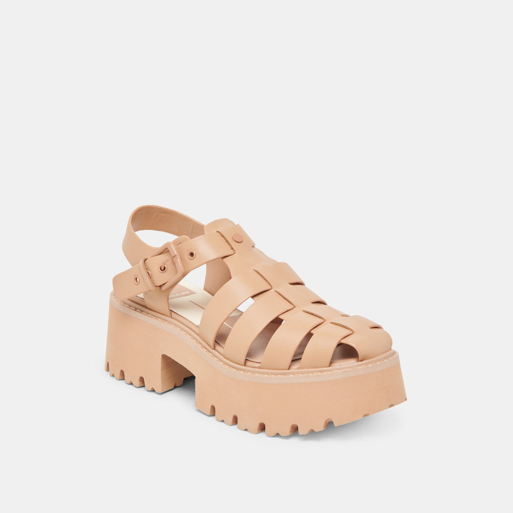 LASLY TONAL SANDALS CAFE LEATHER | Women Dolce Vita